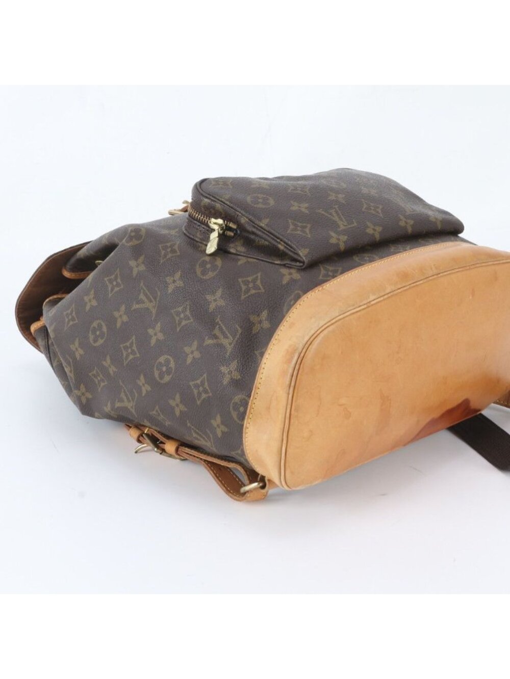 Louis Vuitton Monogram Montsouris GM Leather Backpack - Picture 5 of 9
